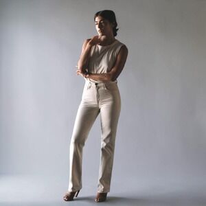 Imogene + Willie Sophie Selvedge Straight Jeans 32 NWT Natural Rinse Denim